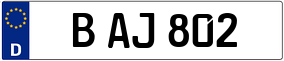 Truck License Plate